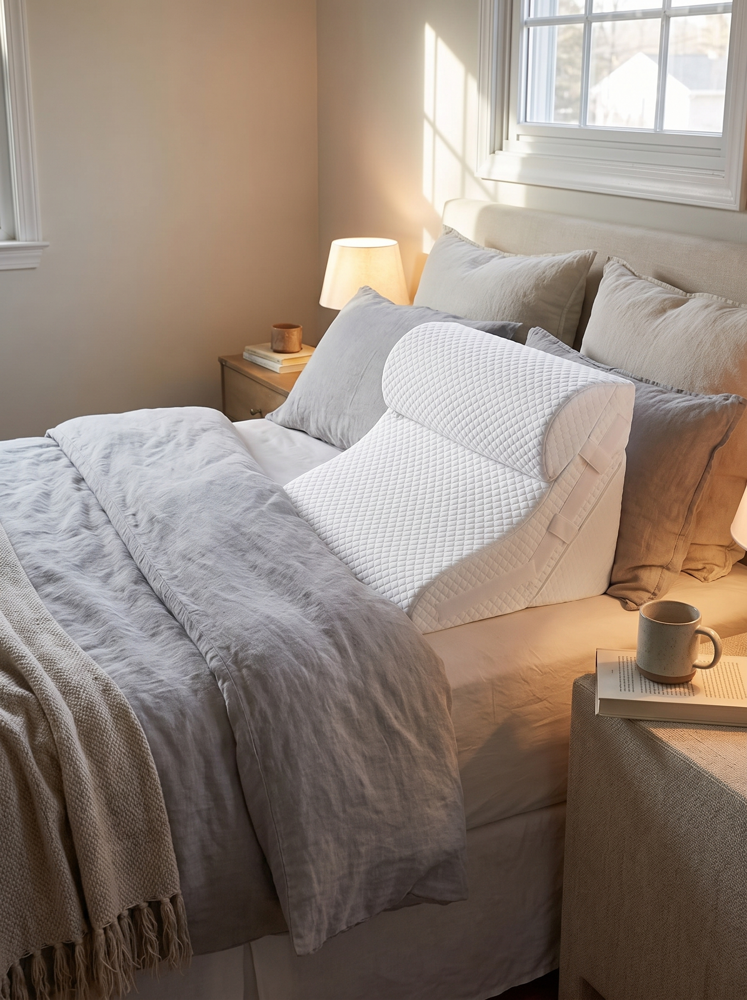 Wedge Pillow Set for Sleep - Sleep Elevated, Sleep Better