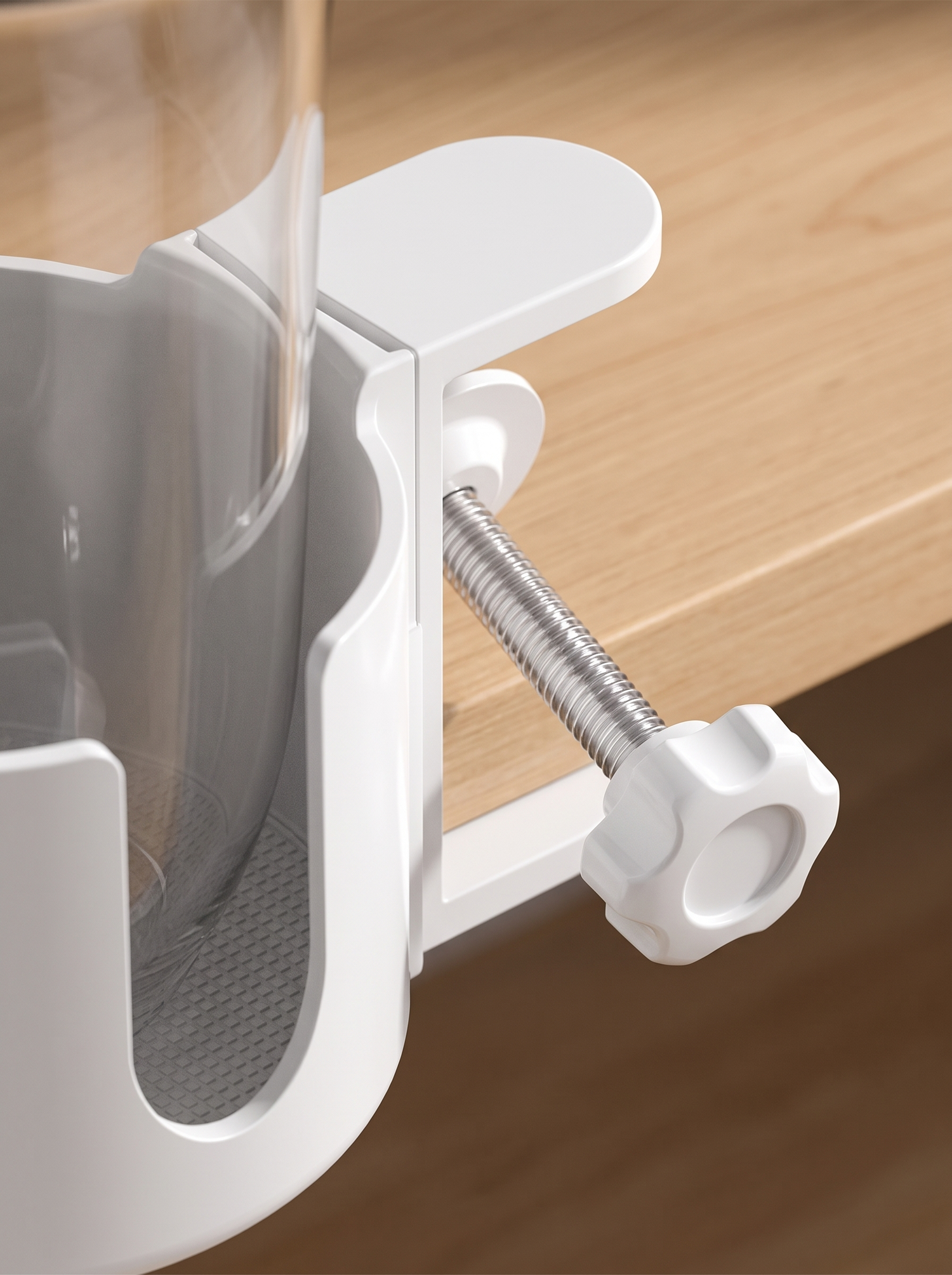 Spill-Proof Clamp Desk Cup Holder - slot 3