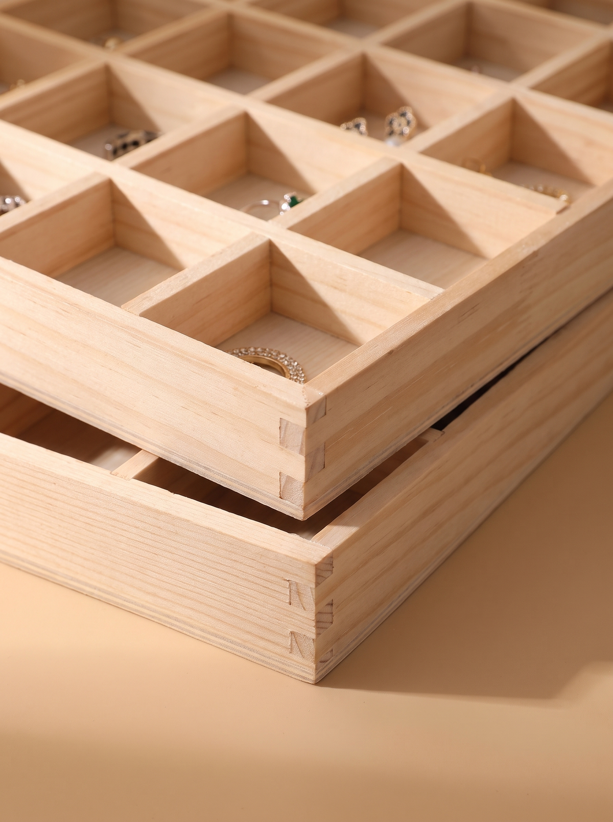 Stackable Wooden Jewelry Display - slot 3