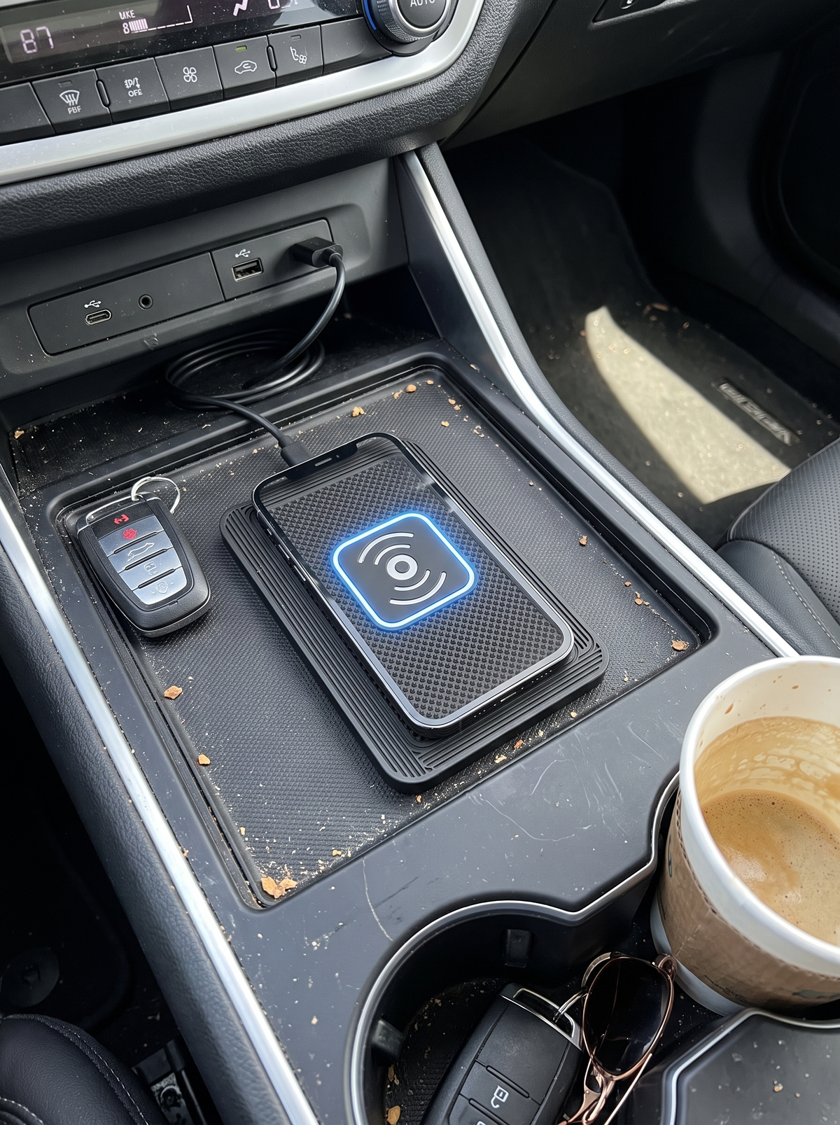 Anti-Slip Fast Car Charging Pad - slot 1
