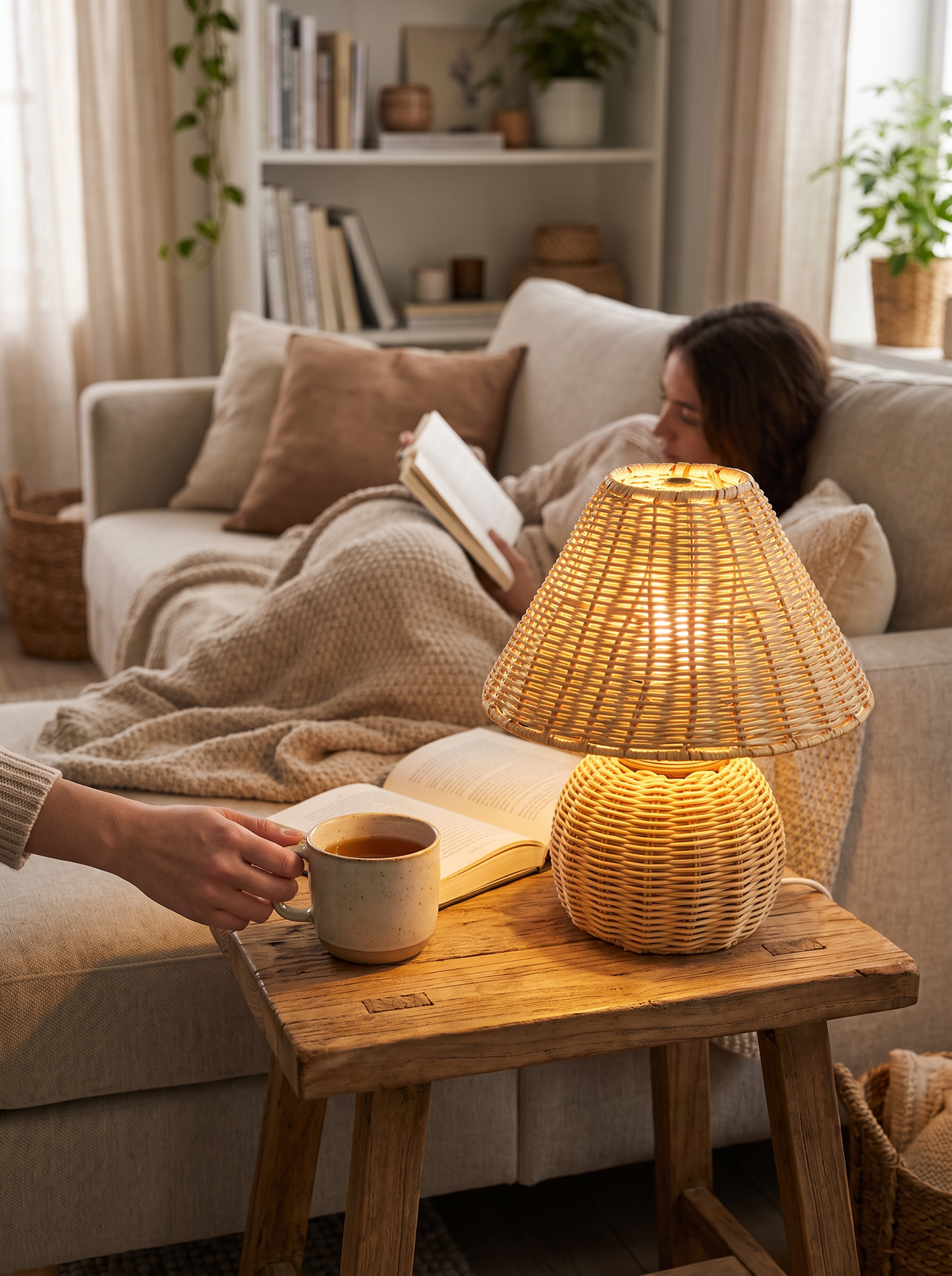 Warm, woven glow