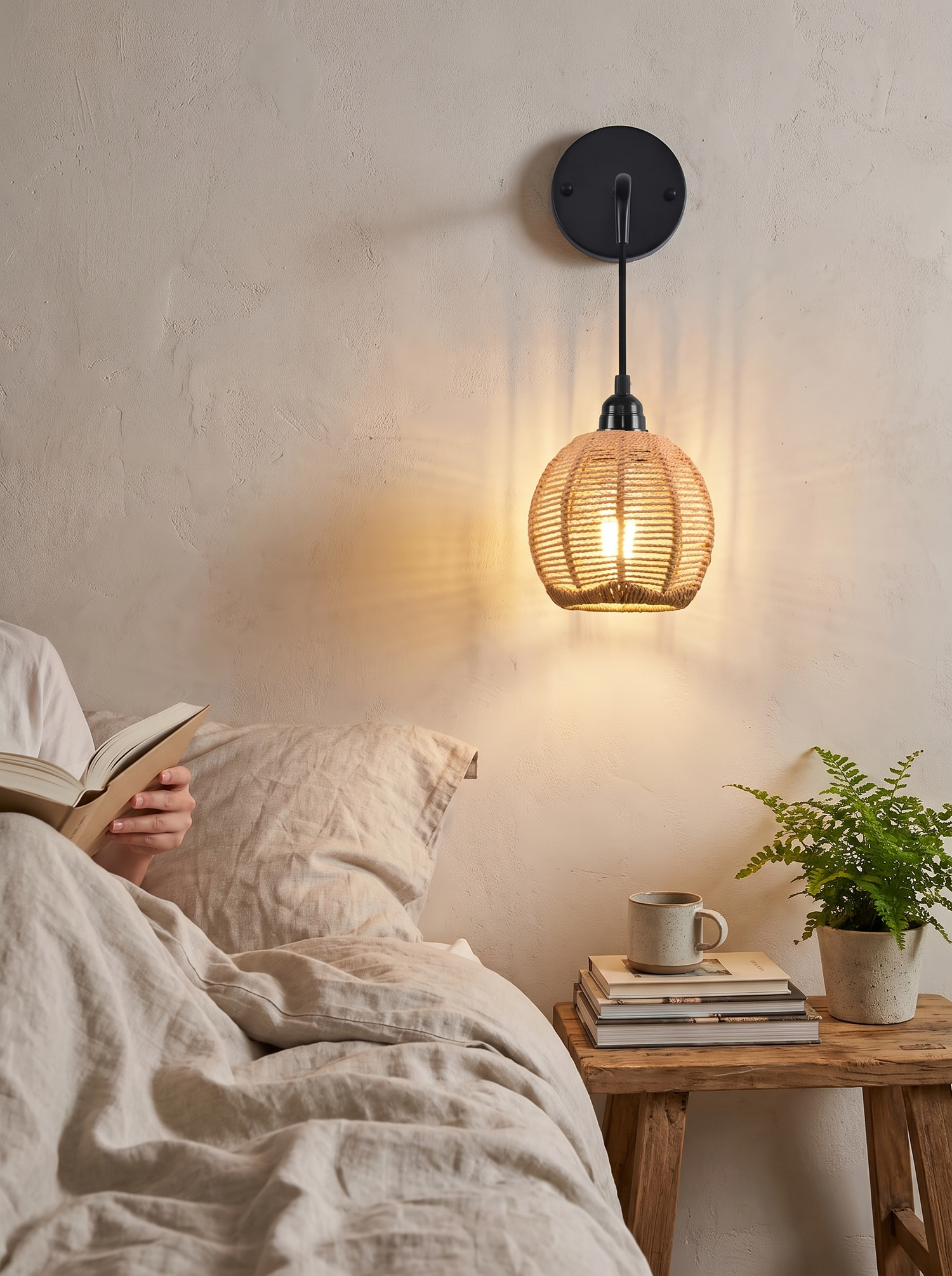 One sconce, two rooms