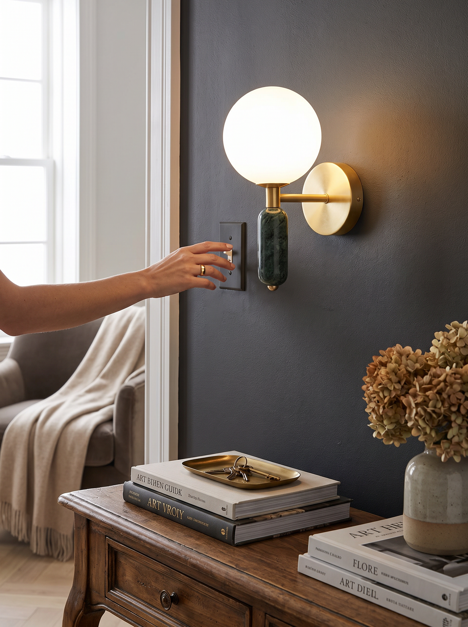 A touch of luxury on the wall