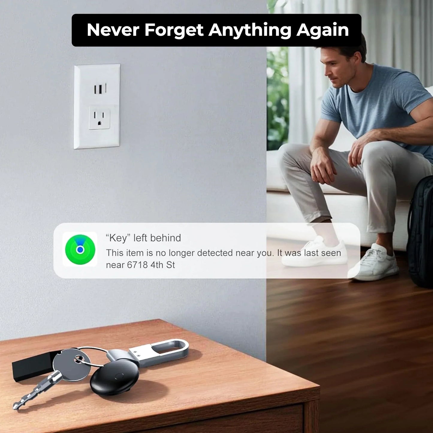 Smart Bluetooth Tracker for Keys & Bags