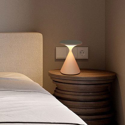 Aurora Hourglass Lamp, Cordless Glow