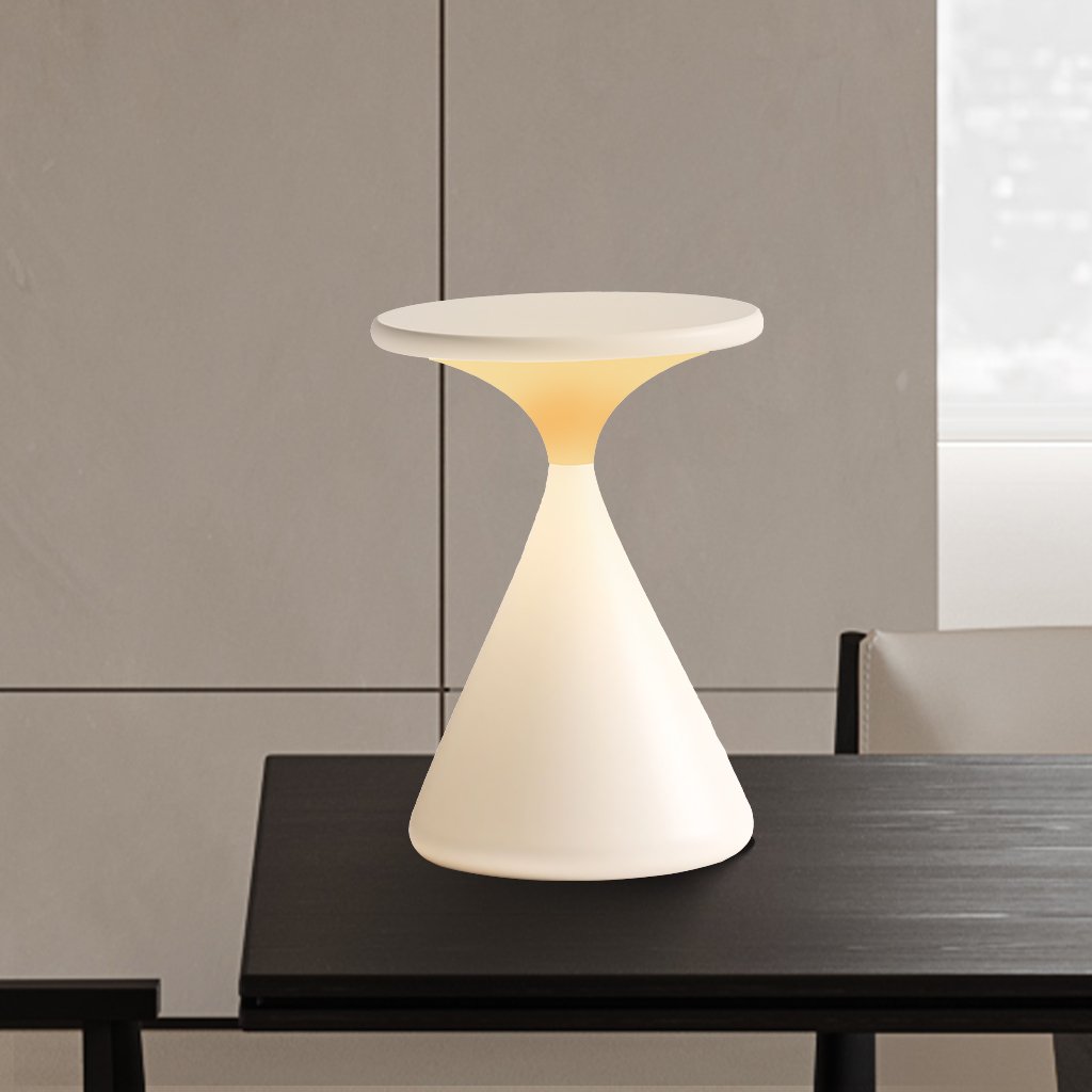 Aurora Hourglass Lamp, Cordless Glow