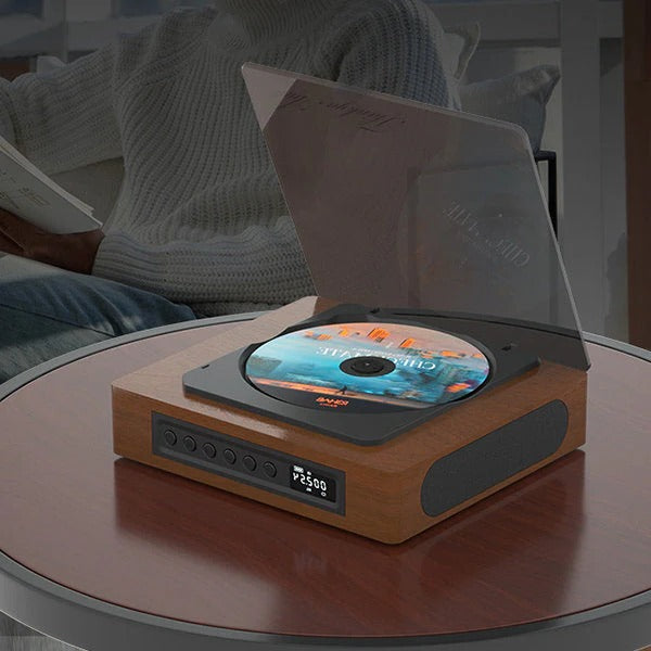Retro Bluetooth CD Player with FM Radio