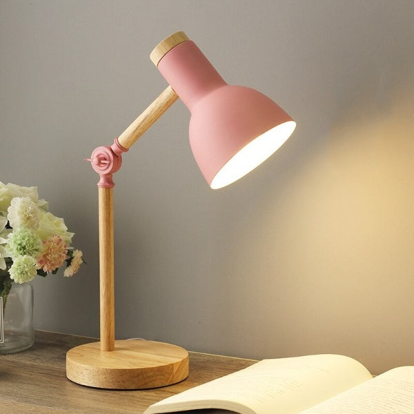 Nordic Wood LED Desk Lamp