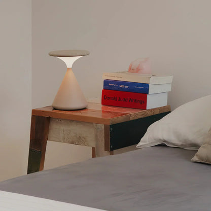 Aurora Hourglass Lamp, Cordless Glow