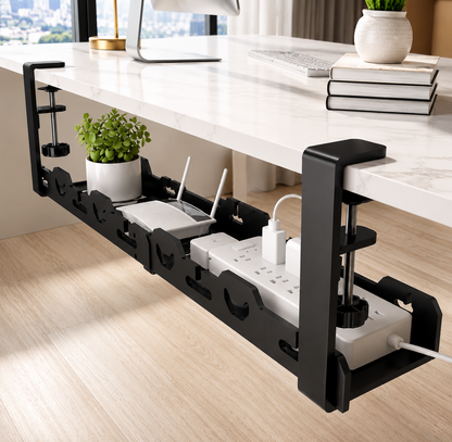 Telescopic Desk Cable Management Tray