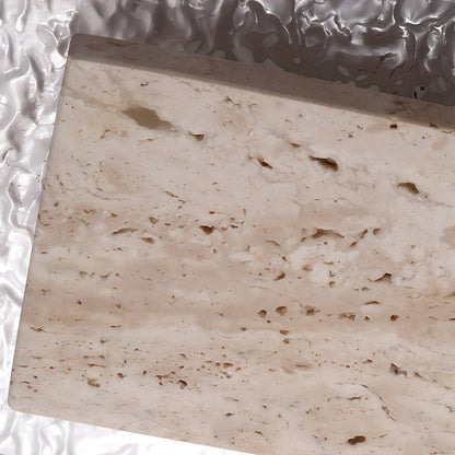 Indoor wall sconce up and down light featuring natural stone texture and premium handcrafted material detail.