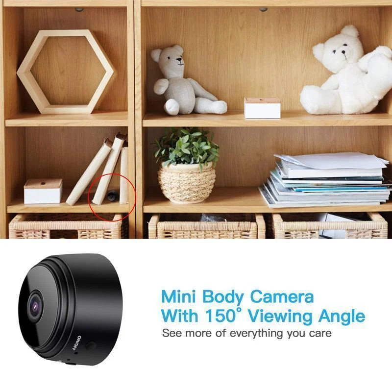 Magnetic Mini WiFi Camera – Mounts Anywhere