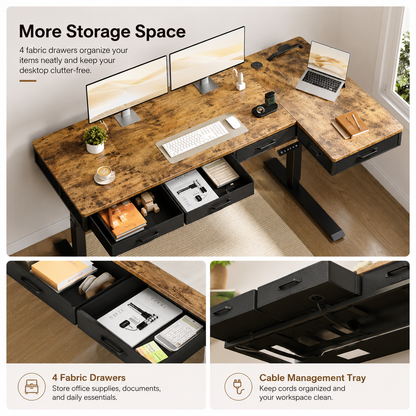L-Shaped Standing Desk