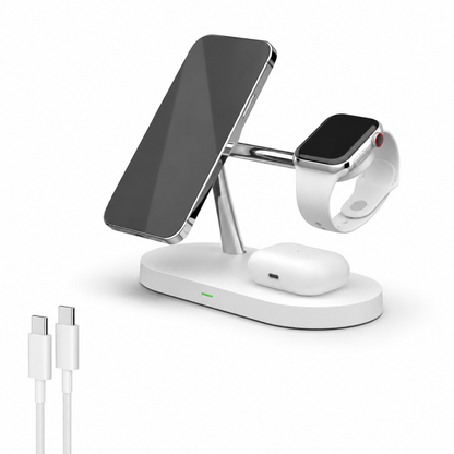 MagGlow Elite 3-in-1 Magnetic Wireless Charging Station