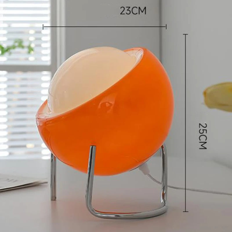 Bauhaus-Inspired Glass Table Lamp