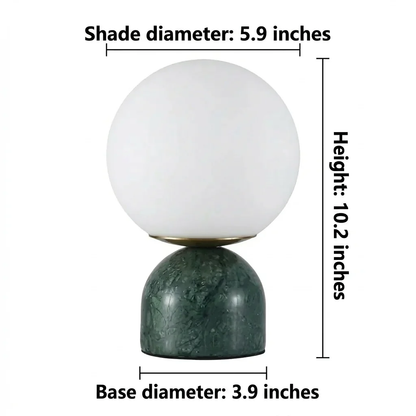 Round Marble Table Lamp