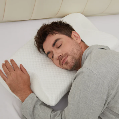 Ergonomic Memory Foam Anti-Snore Pillow