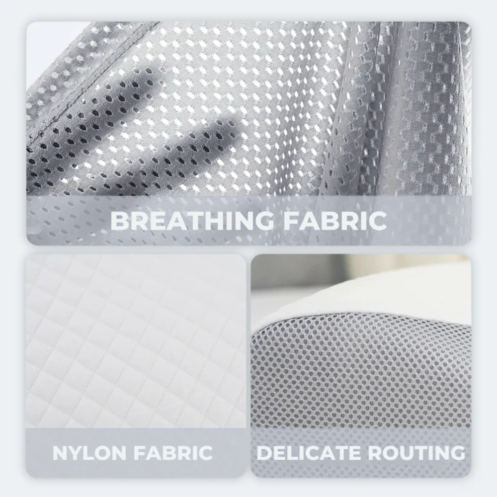 Ergonomic Memory Foam Anti-Snore Pillow