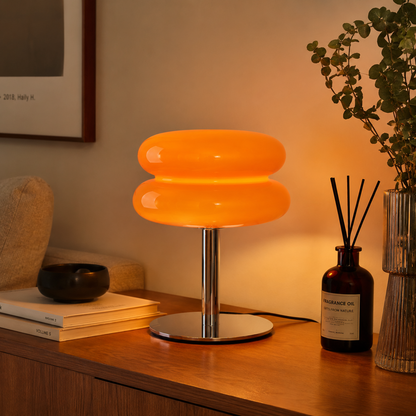 Cloud Macaron Glass Table Lamp