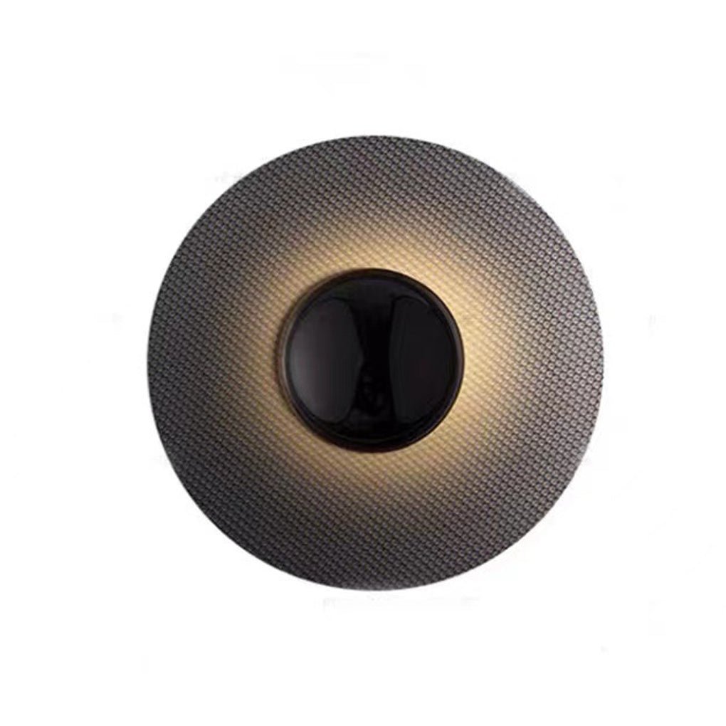 Nordic Minimalist Round Background Decorative LED Wall Lamp for Living Room Bedside