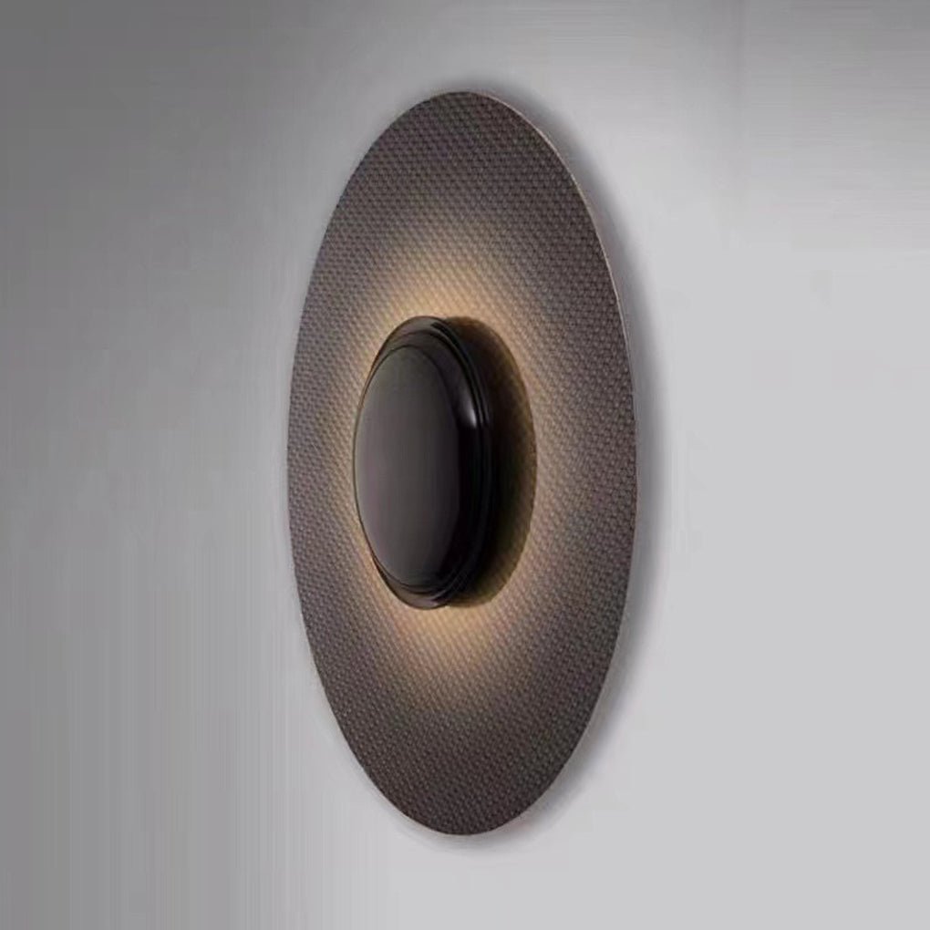 Nordic Minimalist Round Background Decorative LED Wall Lamp for Living Room Bedside