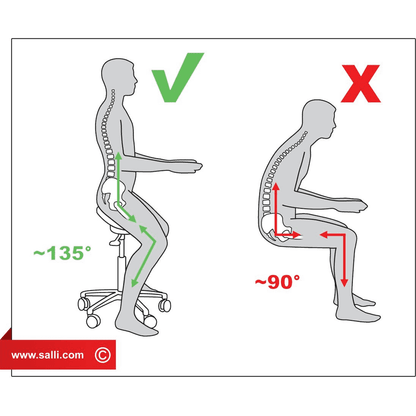 Salli Swing Ergonomic Medical Saddle Chair or Stool