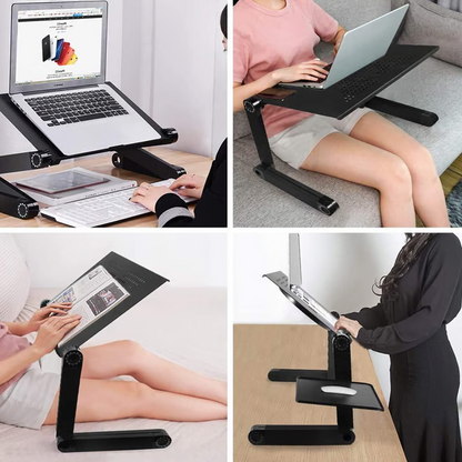 360 Ergonomic Laptop Stand with Mouse Plate