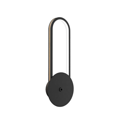 Oval Rings Three Step Dimming Aluminum Modern LED Wall Lights Fixture