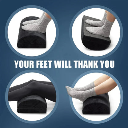 Velvet Memory Foam Foot Cushion, Multi-Use