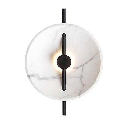 Postmodern Marble Wall Sconce Creative LED Bedside and Living Room Wall Lighting