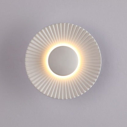 Sunburst LED Wall Sconce with Halo Glow