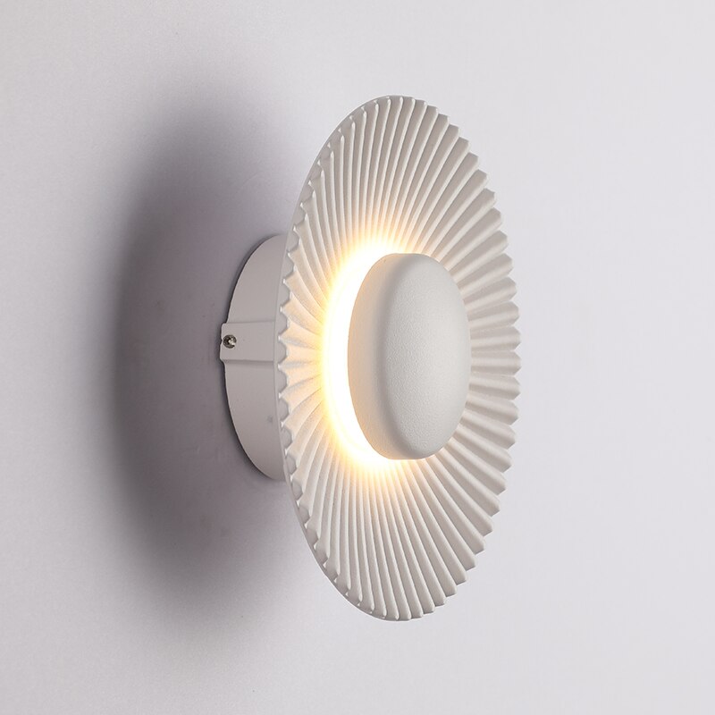 Sunburst LED Wall Sconce with Halo Glow