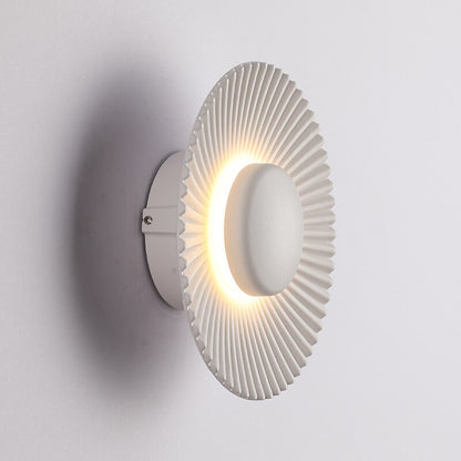 Sunburst LED Wall Sconce with Halo Glow