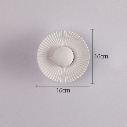Sunburst LED Wall Sconce with Halo Glow