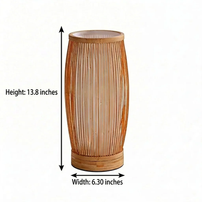 Japanese Style Bamboo Table Lamp