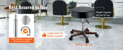 Round Rolling Stool