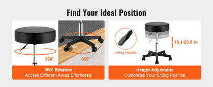 Round Rolling Stool