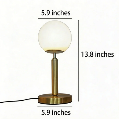 Simple Glass Ball Table Lamp