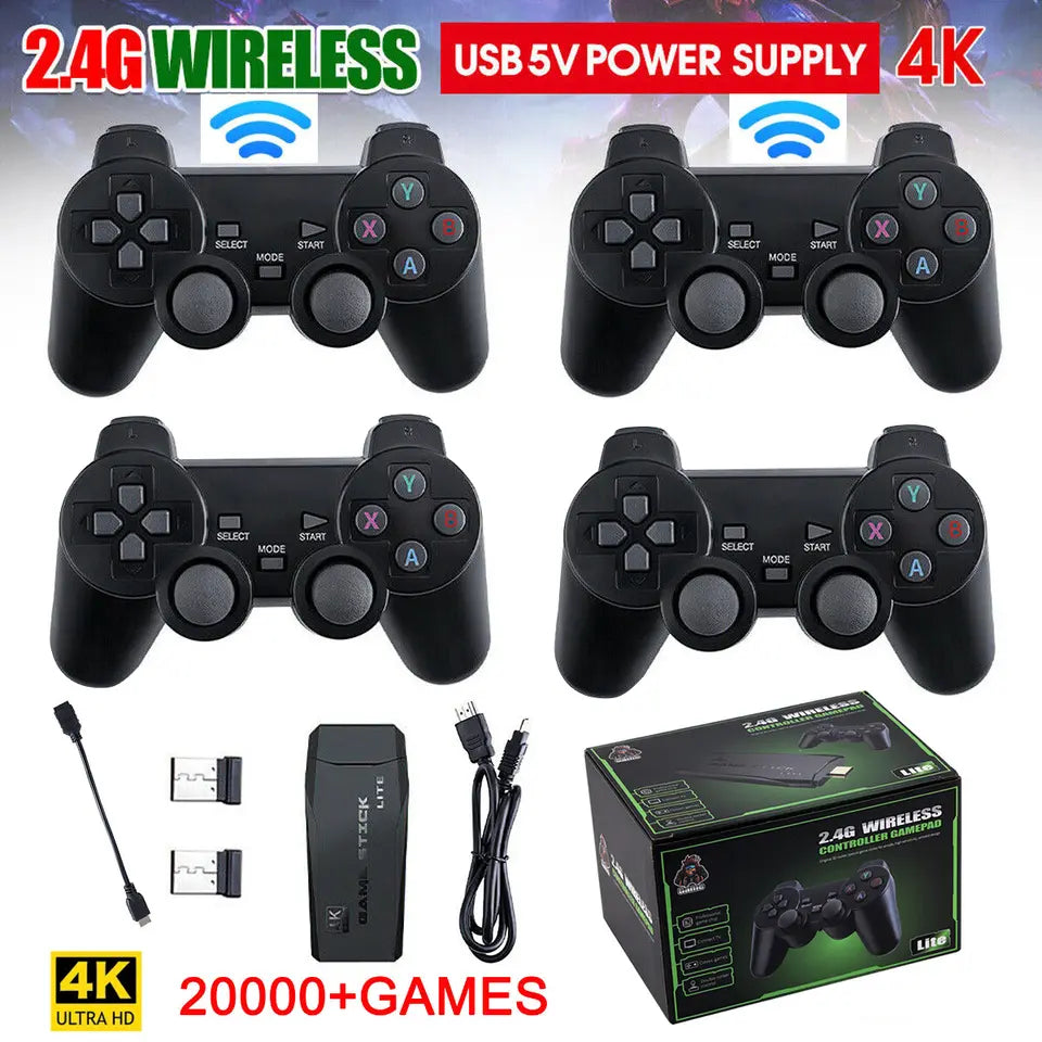 4K Retro Game Stick, 20,000+ Games Built In