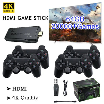 4K Retro Game Stick, 20,000+ Games Built In