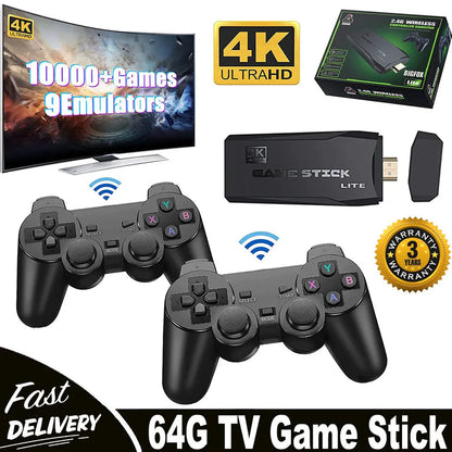 4K Retro Game Stick, 20,000+ Games Built In