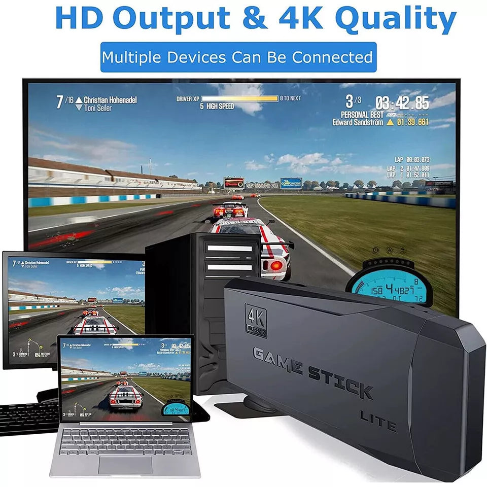 4K Retro Game Stick, 20,000+ Games Built In