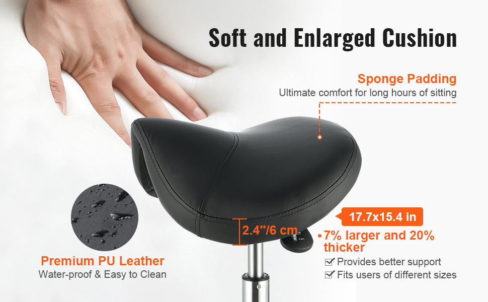 Adjustable Saddle Stool