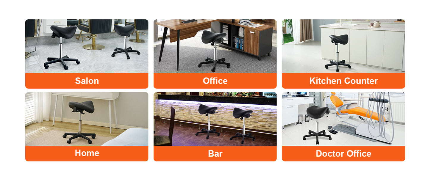 Adjustable Saddle Stool