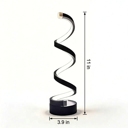 Modern Spiral USB Lamp