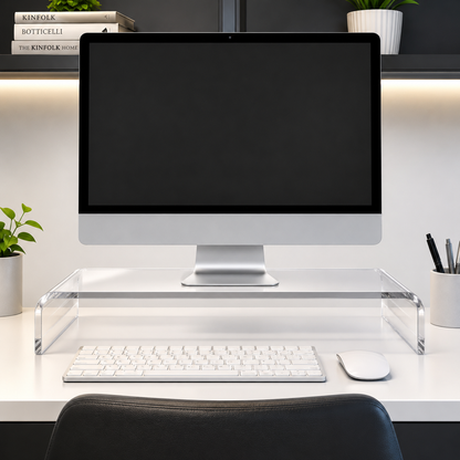 Clear Acrylic Monitor Riser Stand