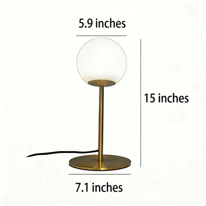 Simple Glass Ball Table Lamp
