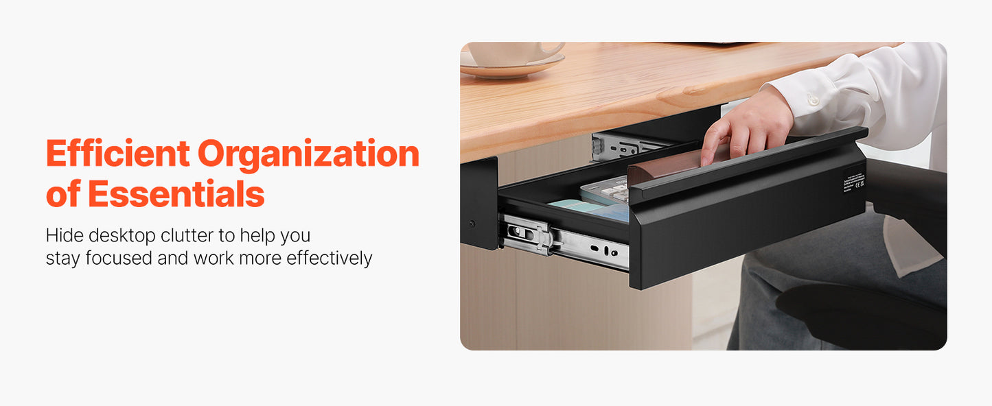 Under-Desk Slide-Out Drawer