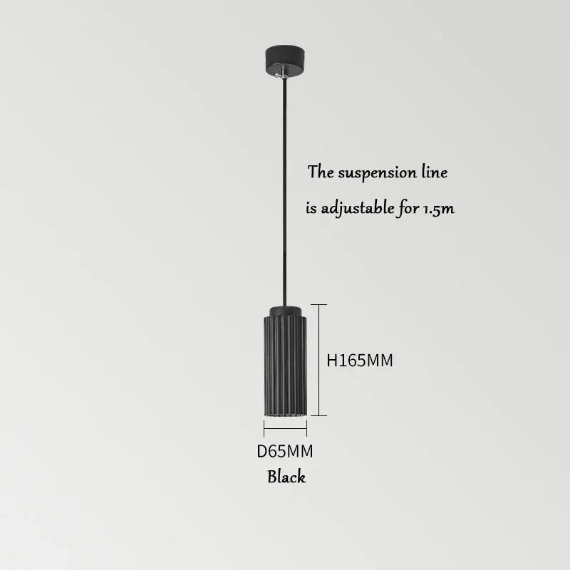 NordicGlow Fluted LED Pendant Light
