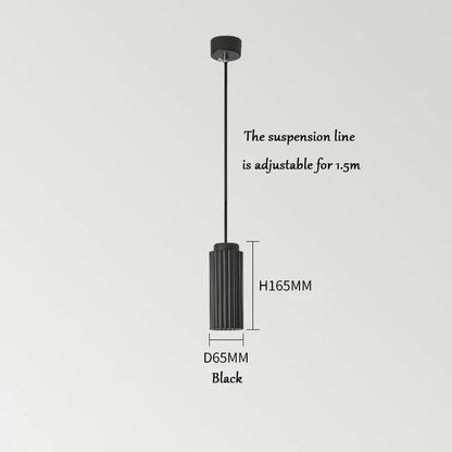 NordicGlow Fluted LED Pendant Light